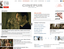 Tablet Screenshot of cinepur.cz